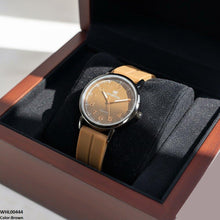WHL00444 BWS Round  Bezel Magnetic Rubber Strap Women's Watch - WHL