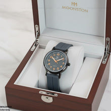 WHL00444 BWS Round  Bezel Magnetic Rubber Strap Women's Watch - WHL
