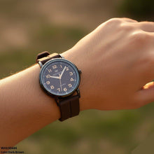 WHL00444 BWS Round  Bezel Magnetic Rubber Strap Women's Watch - WHL