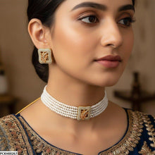 PCKH00267 MZM Marquise Leaf Choker Set - PCKH
