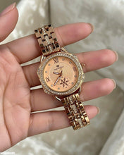 WHL00599 HWR Round Rhinestone Women's Watch - WHL