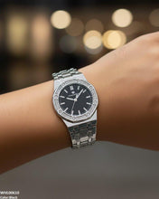 WHL00610 HWR Round Rhinestone Bezel Women's Watch - WHL