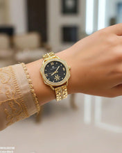 WHL00598 HWR Round Rhinestone Women's Watch - WHL