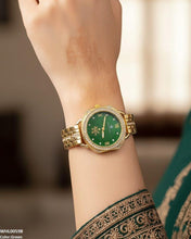 WHL00598 HWR Round Rhinestone Women's Watch - WHL