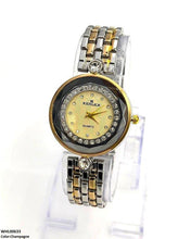 WHL00633 ZWA Round Rhinestone Dial Women's Watch - WHL