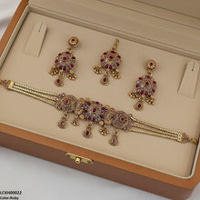 LCKH00022 ANI Tear Flower Choker Set - LCKH