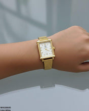 WHL00645 ZWA Square Flower Shafal Chain Women's Watch - WHL