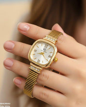 WHL00643 ZWA Square Dial Shafal Chain Women's Watch - WHL