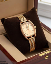 WHL00641 ZWA Square Dial Shafal Chain Women's Watch - WHL