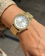 WHL00648 ZWA Round Stone Shafal Chain Women's Watch - WHL