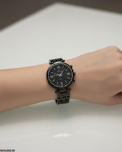 WHL00638 IWA Round Black Bezel Women's Watch - WHL