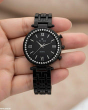 WHL00638 IWA Round Black Bezel Women's Watch - WHL