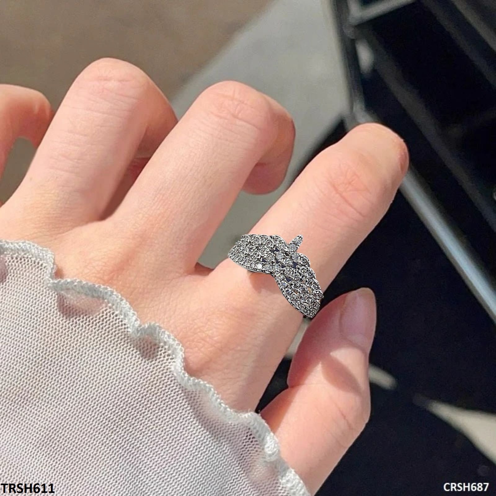 TRSH611 SJS Crown Ring Adjustable - TRSH