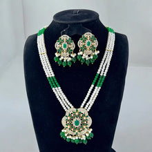 CMLH00051 SDQ Round Pearl Drop Mala Set - CMLH