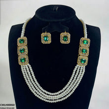 CMLH00060 FRN Rectangle Pearl Mala Set  - CMLH