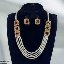 CMLH00060 FRN Rectangle Pearl Mala Set  - CMLH