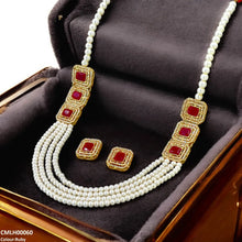 CMLH00060 FRN Rectangle Pearl Mala Set  - CMLH