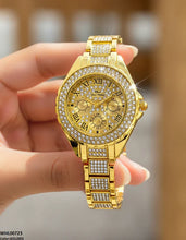 WHL00723 HWR Round Stone Dial Women's Watch - WHL
