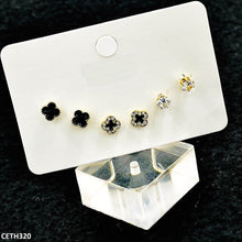 CETH320 YYZ Clover 3 Stud Tops Pair - CETH