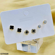 CETH320 YYZ Clover 3 Stud Tops Pair - CETH