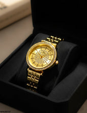 WHL00737 HWR Round Stone Bezel Women's Watch - WHL