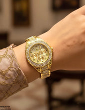 WHL00723 HWR Round Stone Dial Women's Watch - WHL