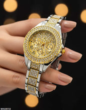 WHL00722 HWR Round Stone Dial Women's Watch - WHL