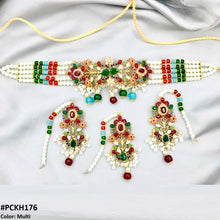 PCKH176 SDQ Flower Neck Choker Set - PCKH