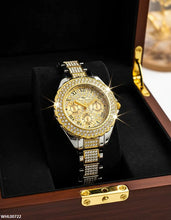 WHL00722 HWR Round Stone Dial Women's Watch - WHL
