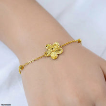 TBCH00553 MMJ Stainless Steel Flower Bracelet - TBCH