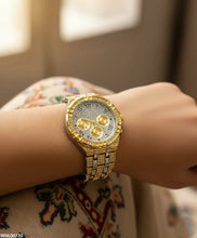 WHL00720 HWR Round Rhinestone Women's Watch - WHL