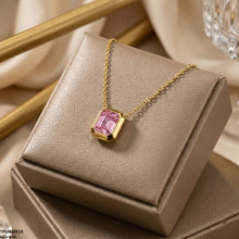 TPSH00818 MMJ Stainless Steel Rectangle Drop Pendant - TPSH