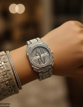 WHL00764 ZWA Round Rhinestone Dial Women's Watch - WHL