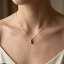 TPSH00802 MMJ Stainless Steel Rectangle Drop Pendant - TPSH