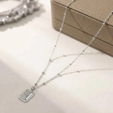 TPSH00874 QSJ Stainless Steel Rectangle Pendant - TNCH
