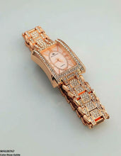 WHL00767 ZWA Rectangle Stone Bezel Women's Watch - WHL